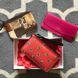 Coach Wristlets and Wallet